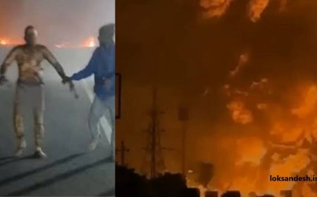 जयपुर टैंकर धमाके के बाद आग की लपटों में घिरा व्यक्ति मदद के लिए 600 मीटर तक चला, लोग बनाते रहे वीडियो